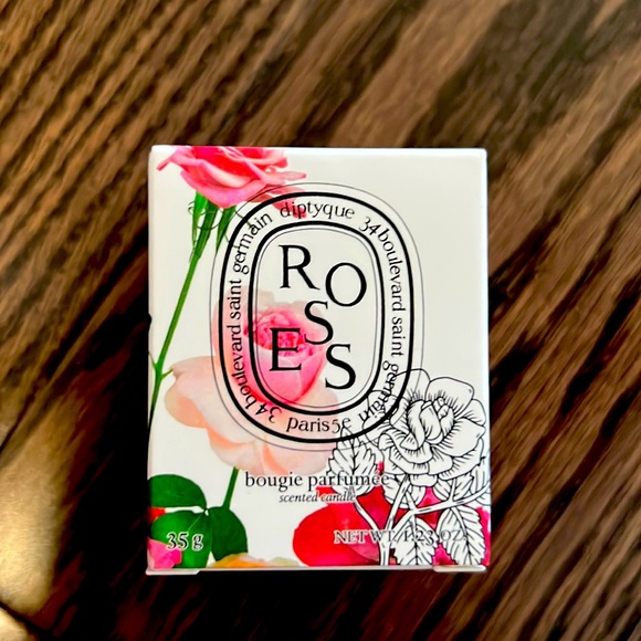 Diptyque rose mini candle 35g limited package brand new. - Picture 1 of 3